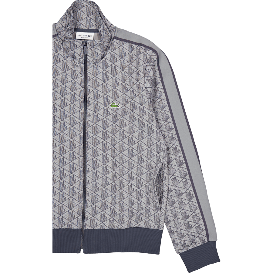 Paris Zip-up Jacquard Track Ja Calluna/graphite