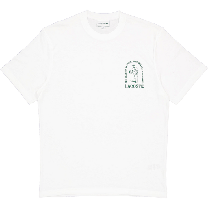 Printed Cotton T-shirt White