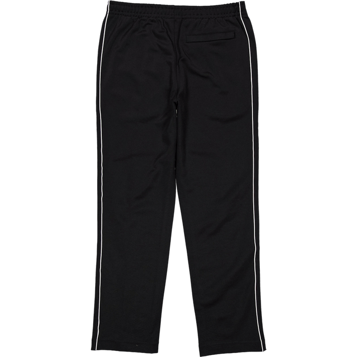 Trim Accent Piqué Sweatpants Black