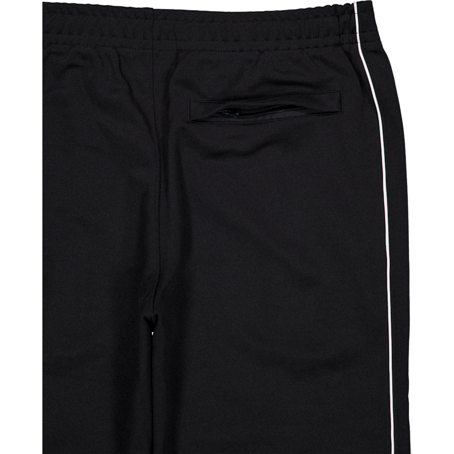 Trim Accent Piqué Sweatpants Black
