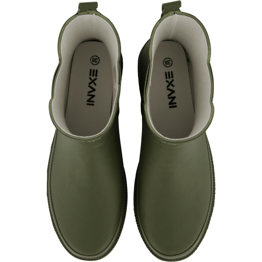 Low Color Boot W Green