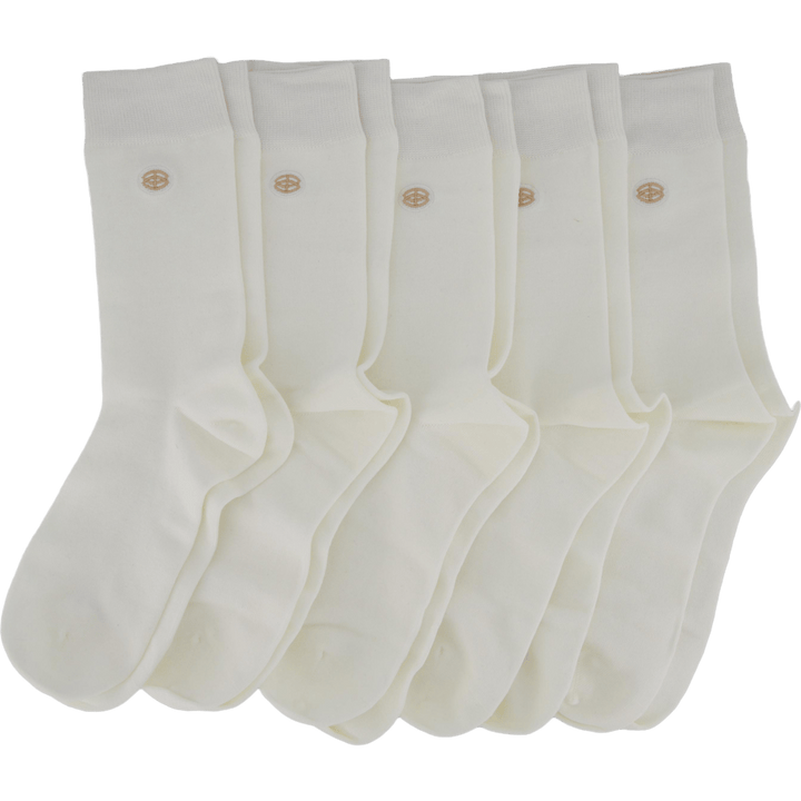 Classic Dress-Socks 5-Pack Bamboo (38-45) White