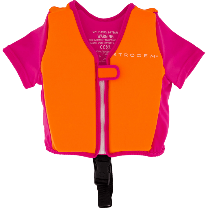 Swim Vest Orange/Pink