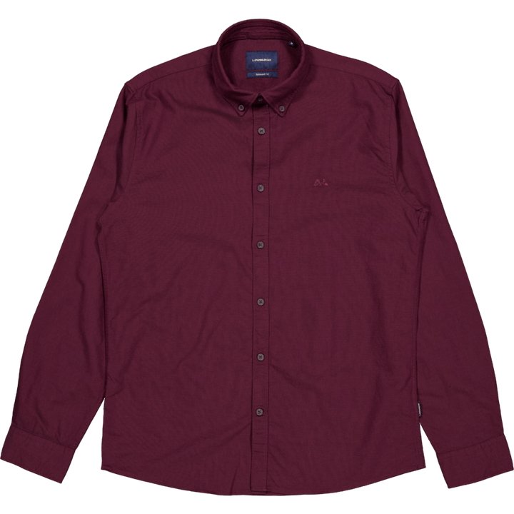 Oxford Shirt L/s Burgundy