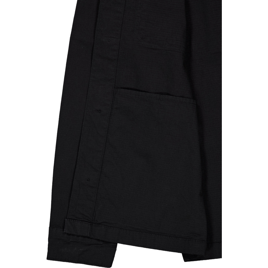 Rip Stop Overshirt Black
