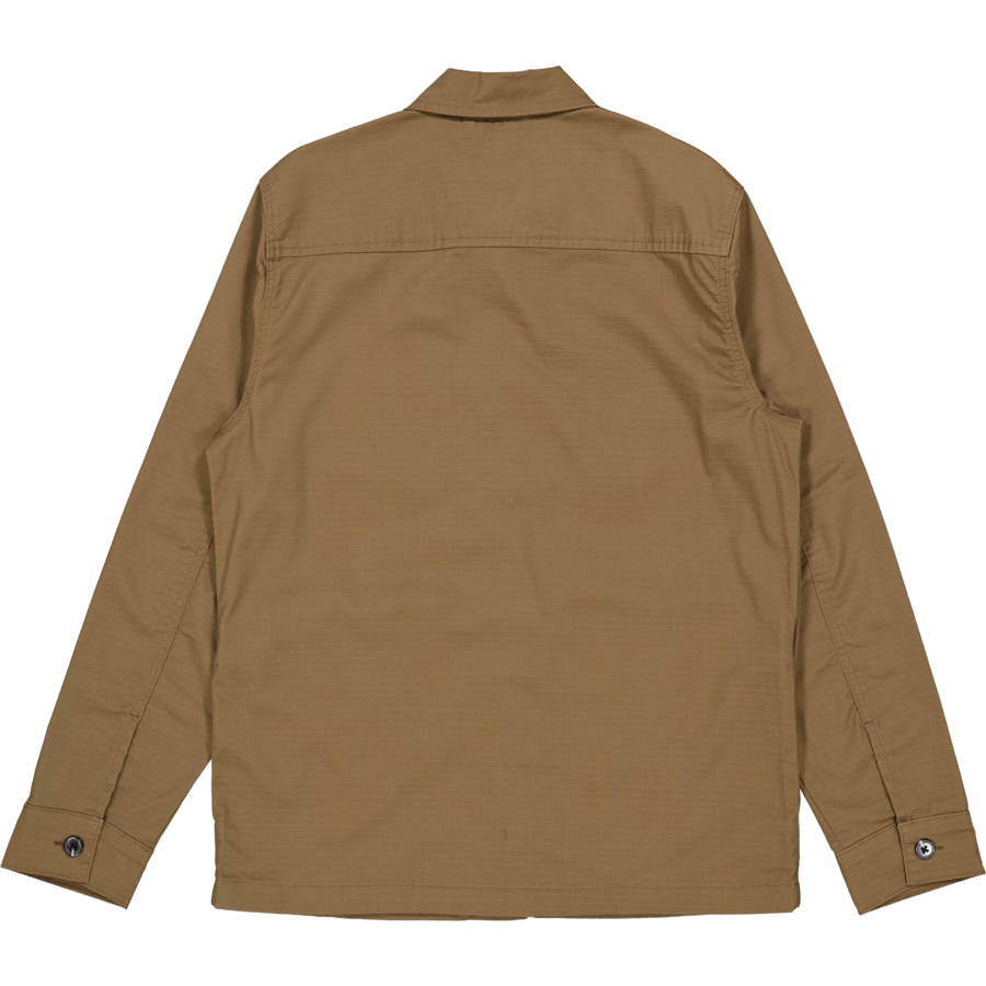 Rip Stop Overshirt Brown
