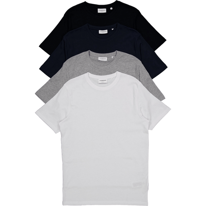 Cotton T-shirts 4-pack Multi
