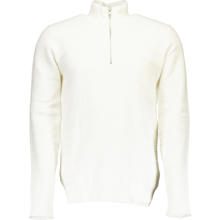 Half Zip Off White