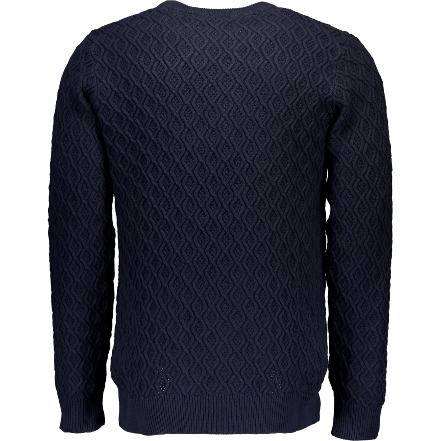 Recycle Knit Jumper Blue