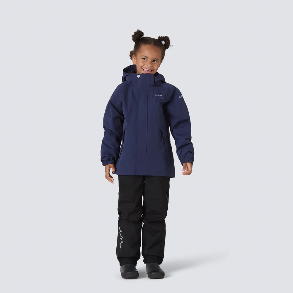 Penguin Hardshell Jacket Kids Navy