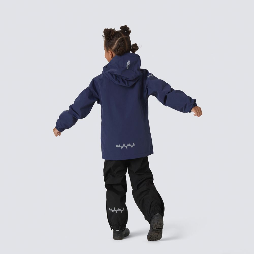 Penguin Hardshell Jacket Kids Navy