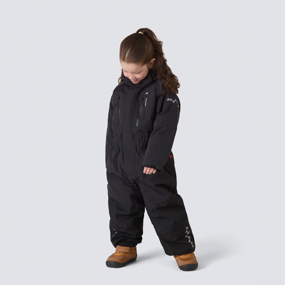 Penguin Snowsuit Kids Black
