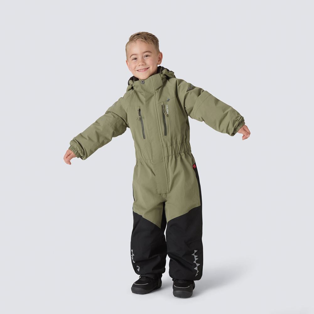Penguin Snowsuit Kids Moss
