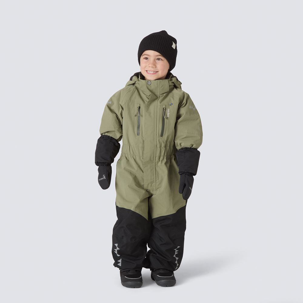Penguin Snowsuit Kids Moss