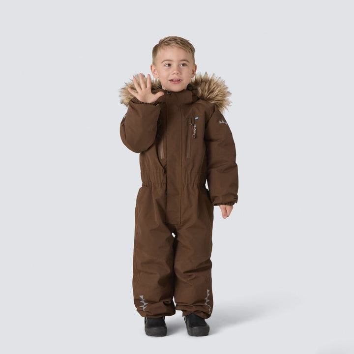 Snowlion Snowsuit Kids Chocolate