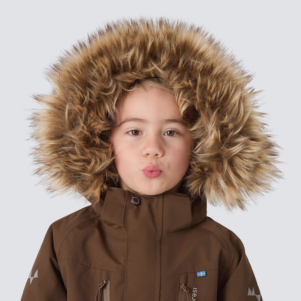 Snowlion Snowsuit Kids Chocolate