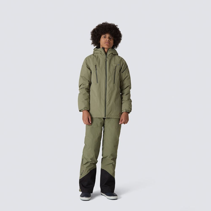 Carving Winter Jacket Teens Moss