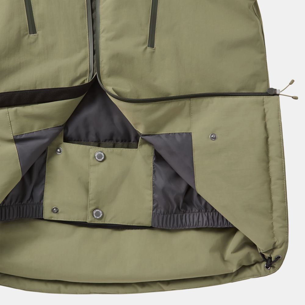 Carving Winter Jacket Teens Moss