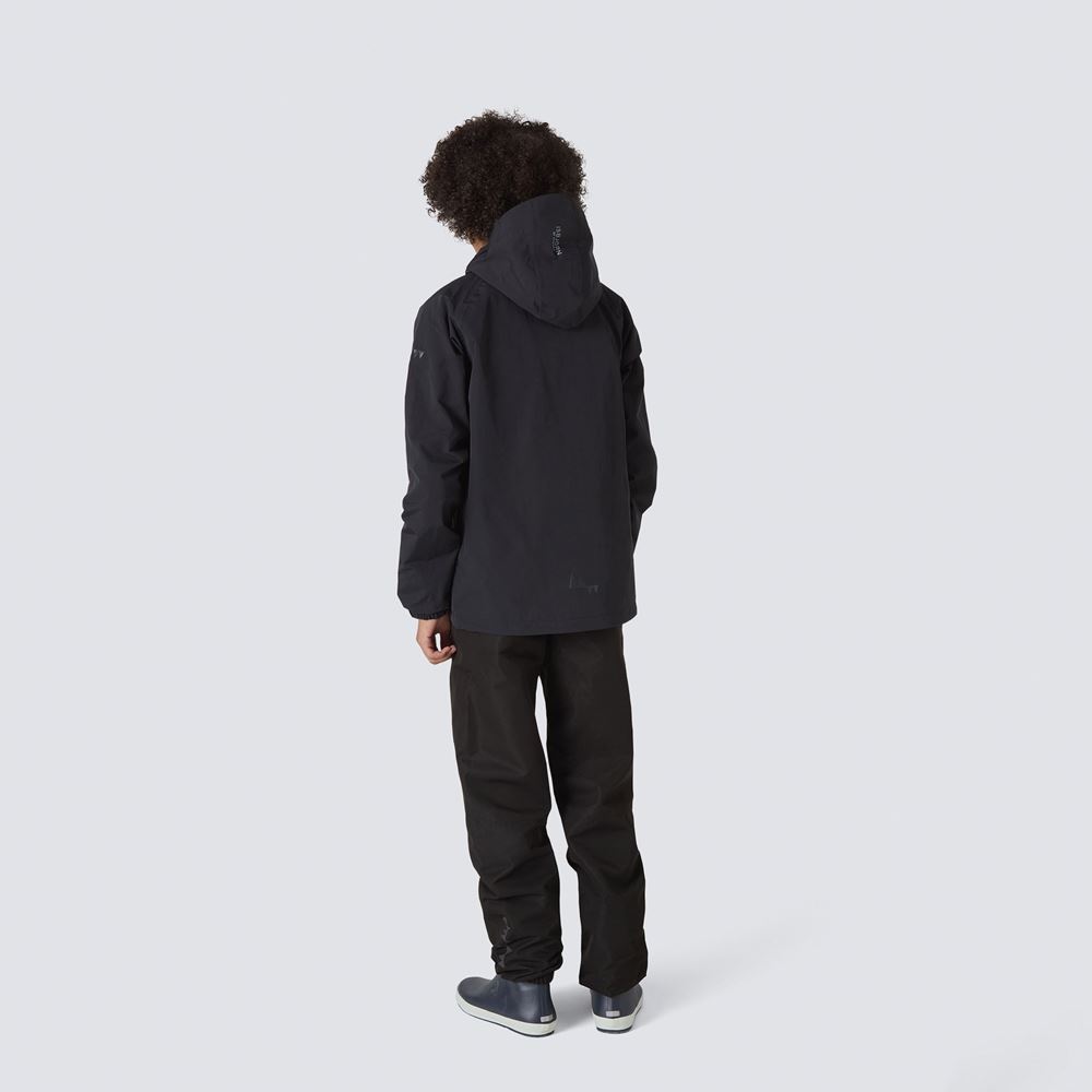 Monsune Hardshell Jacket Teens Black