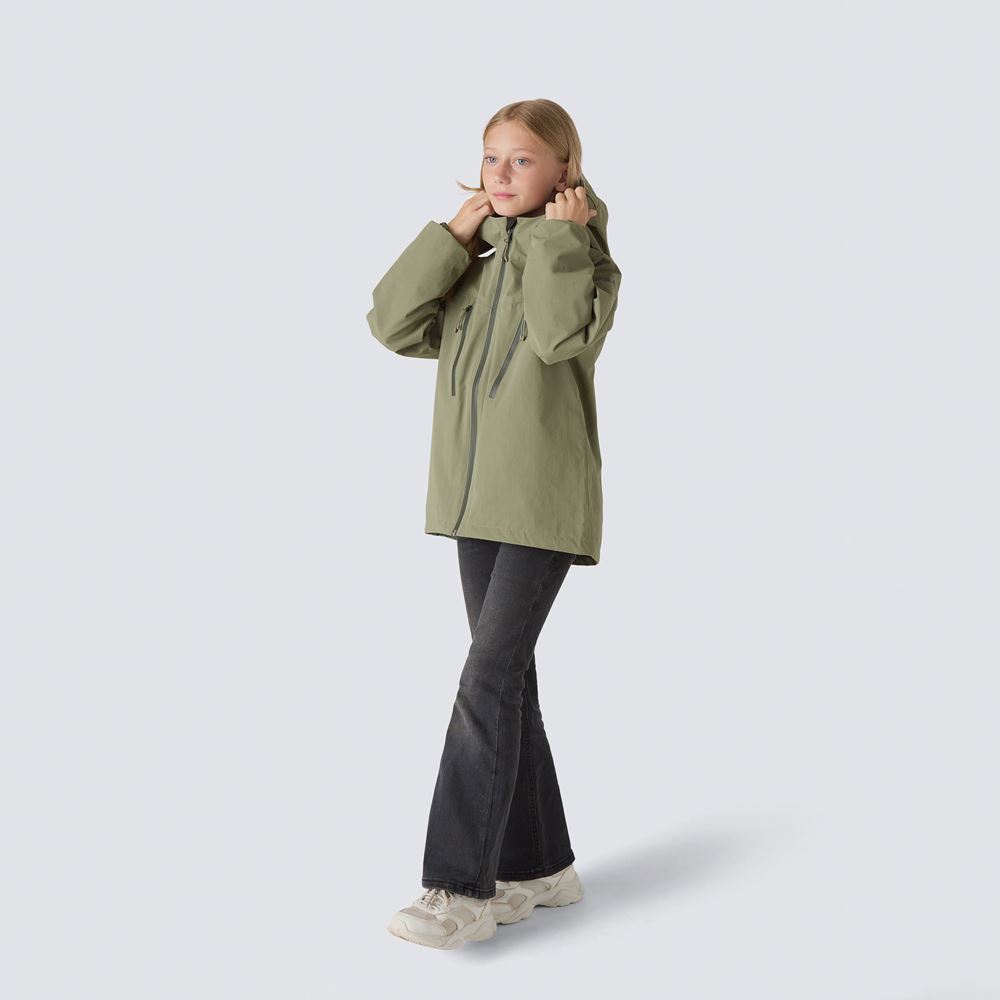 Monsune Hardshell Jacket Teens Moss