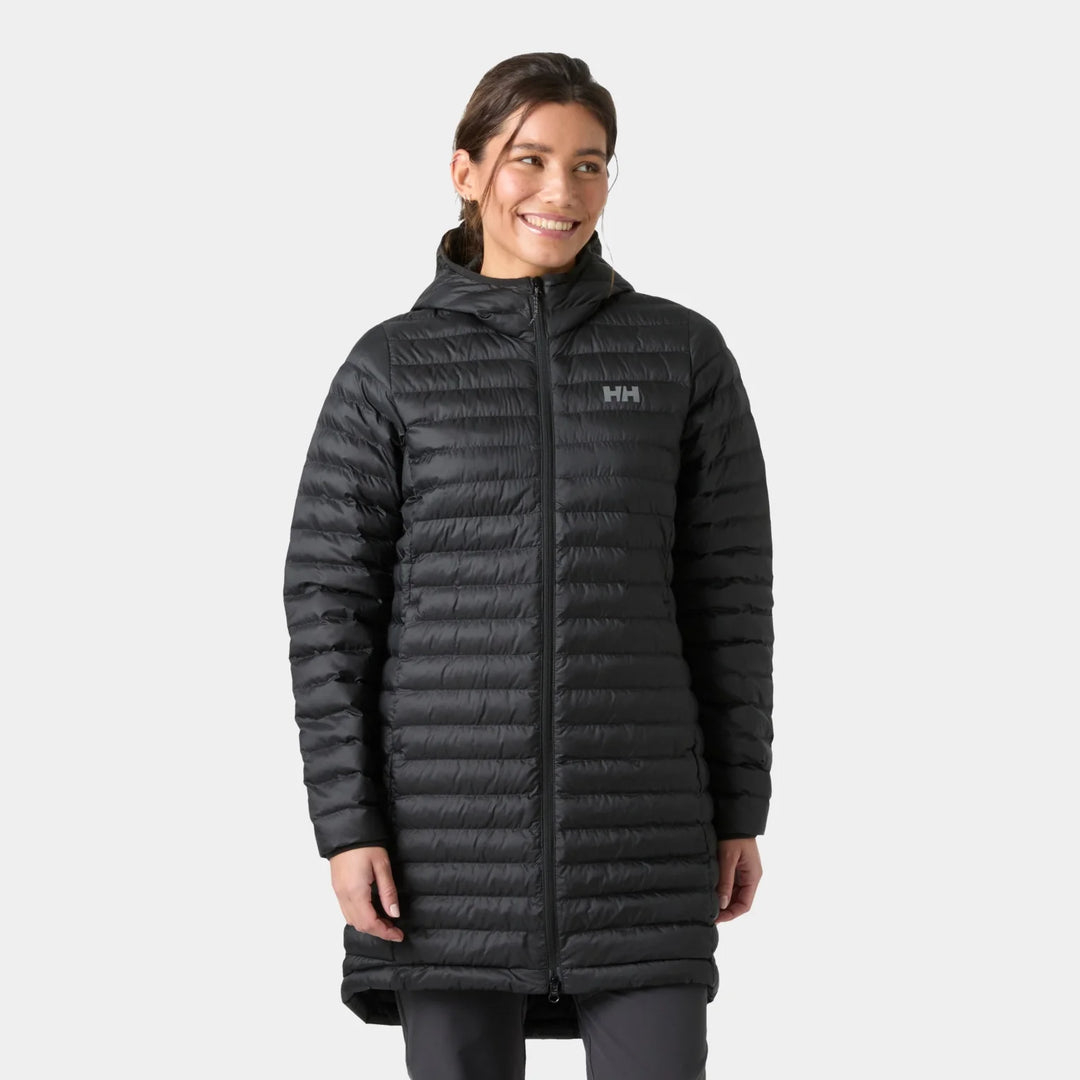 W Sirdal Long Hooded Insulator Black