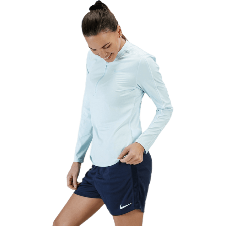 Court Dry Top LS Halfzip Blå