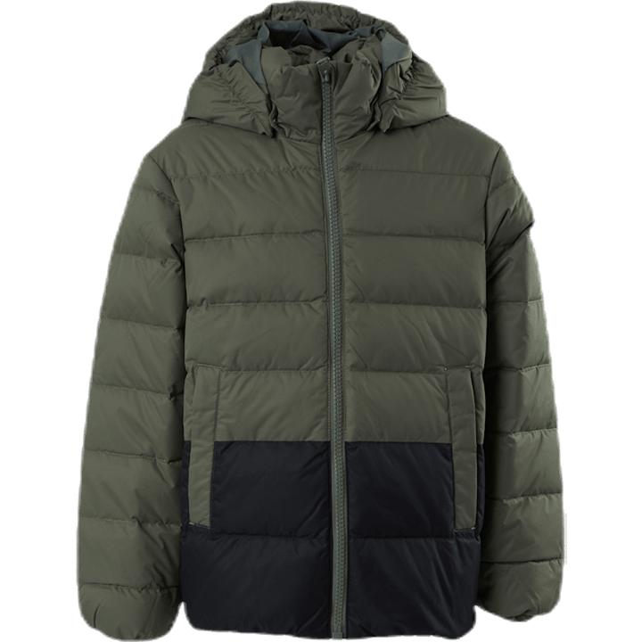 Amund Down Jacket Zaļa/pelēka