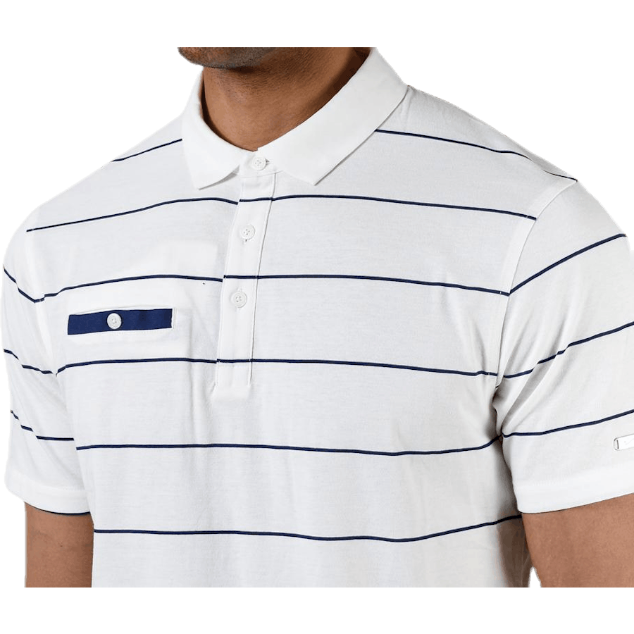 Player Striped Polo Beige