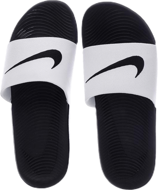 Kawa Little/Big Kids' Slides WHITE/BLACK