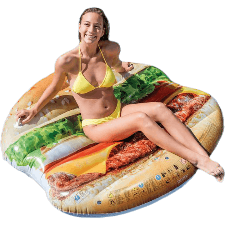 Hamburger Island Patterned