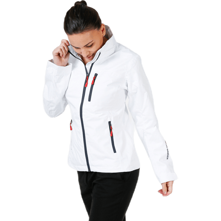 Crew Jacke Weiß