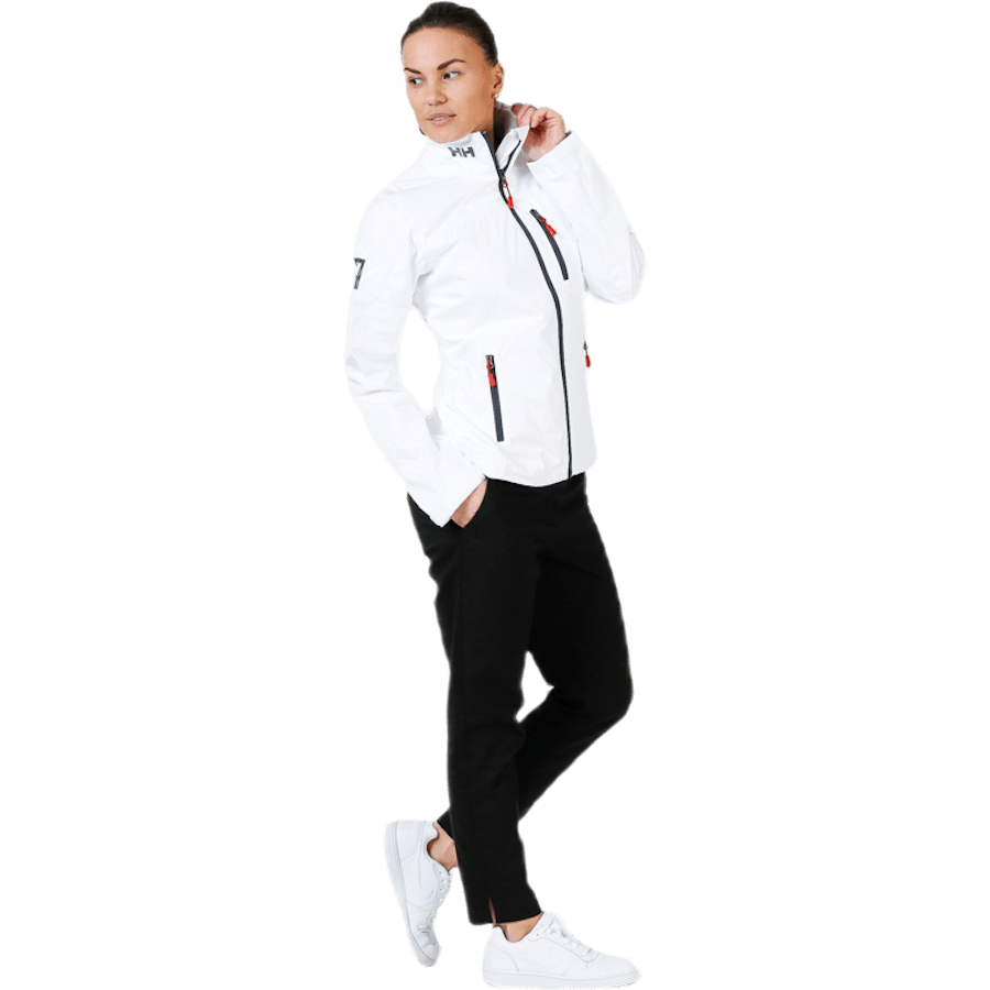 Crew Jacke Weiß