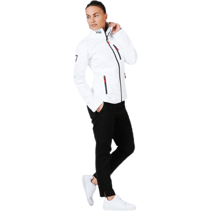 Crew Jacke Weiß