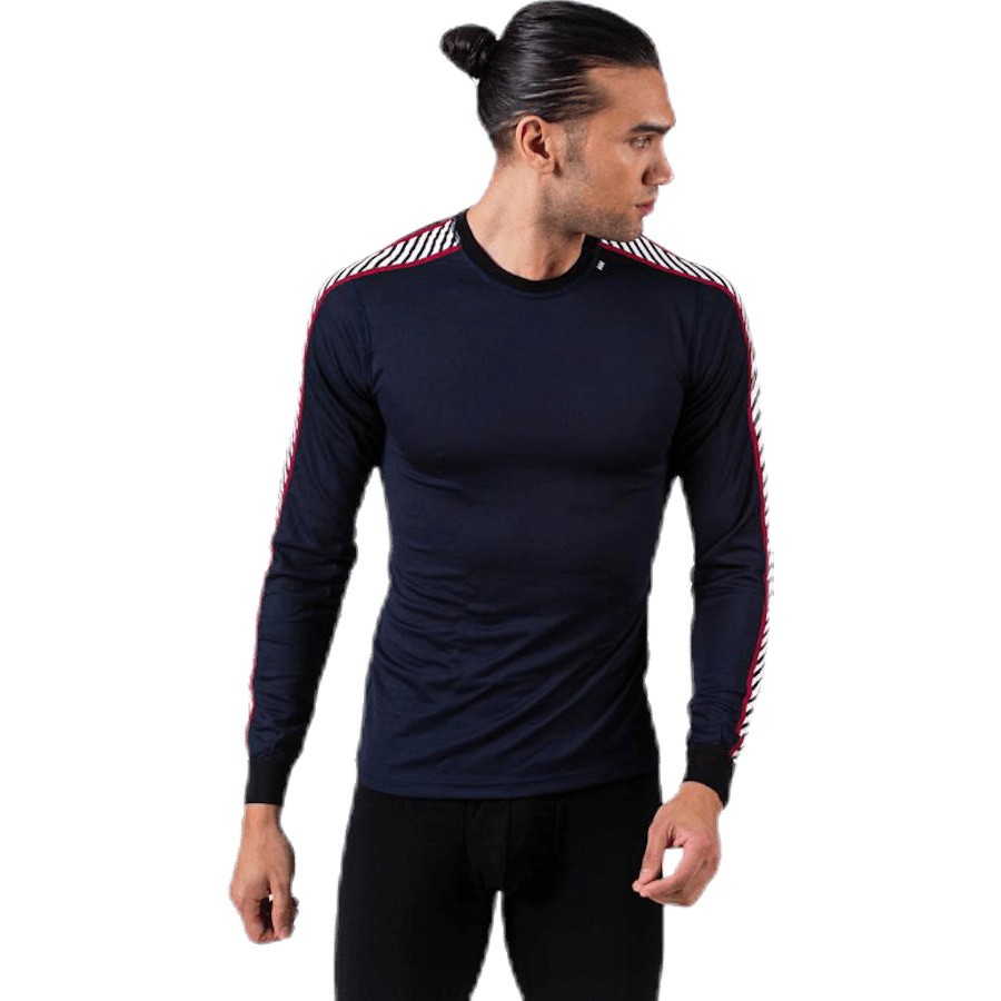 Lifa Stripe Crew Blauw