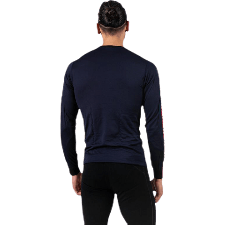 Lifa Stripe Crew Blauw