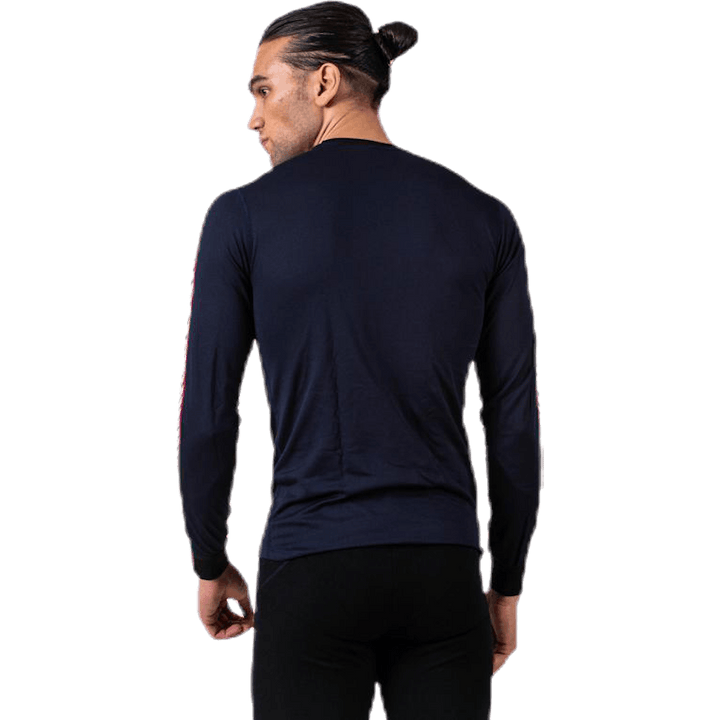 Lifa Stripe Crew Blauw