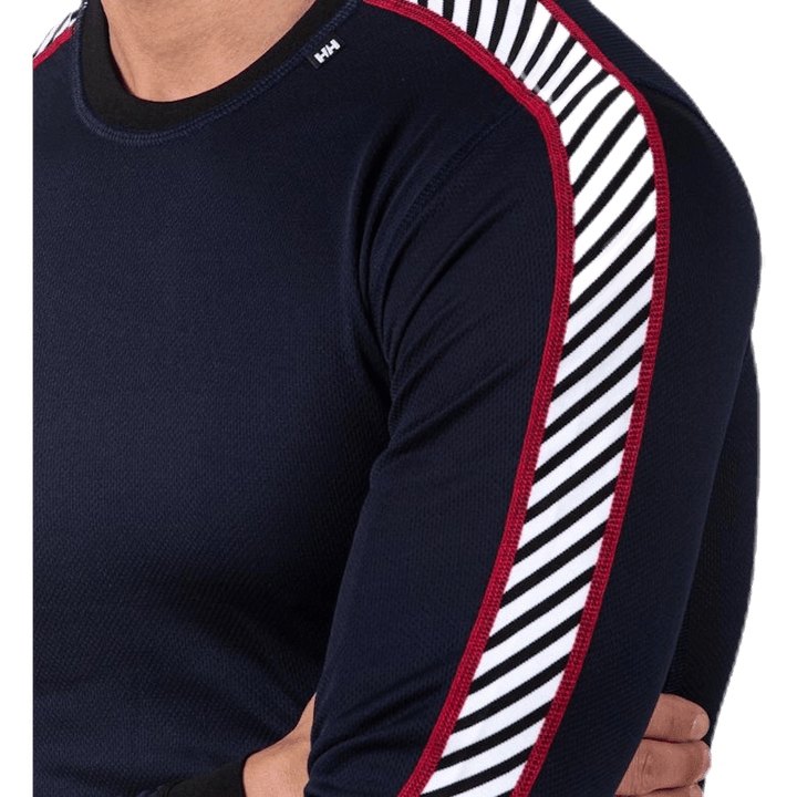 Lifa Stripe Crew Blauw