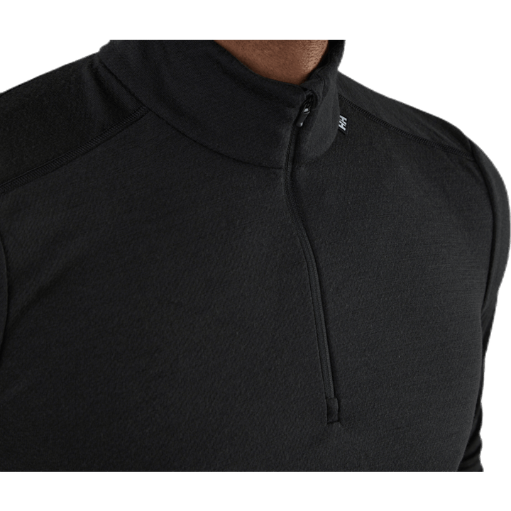Lifa Merino Midweight 1/2 Zip Black