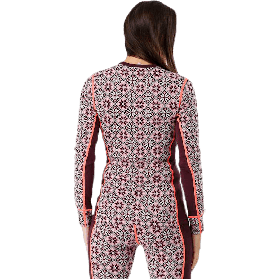 Rose Long Sleeve Shirt Purple/Pink