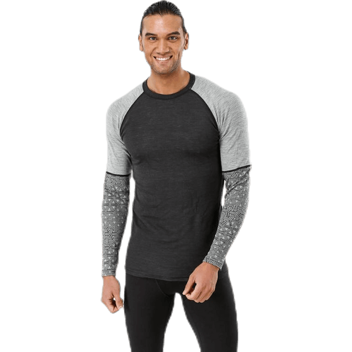 Geo Halfsleeve Crew Black/Grey