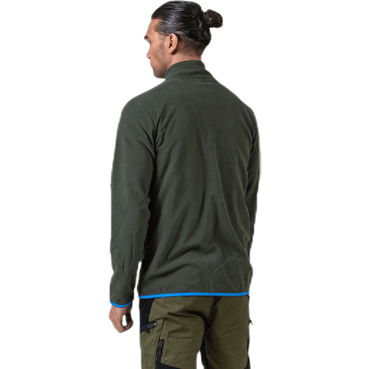 Fleece Jacket Olive green/Blue