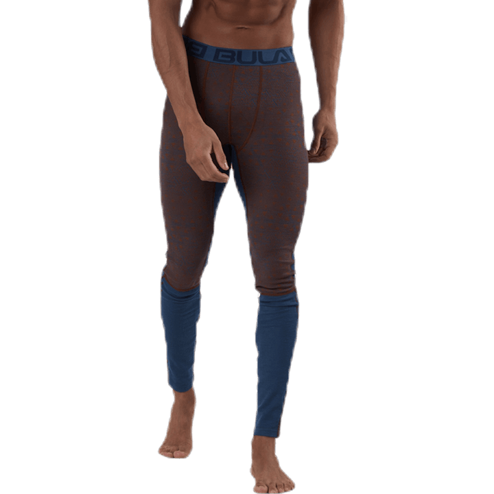Geo Merino Wool Pants Blue/Red