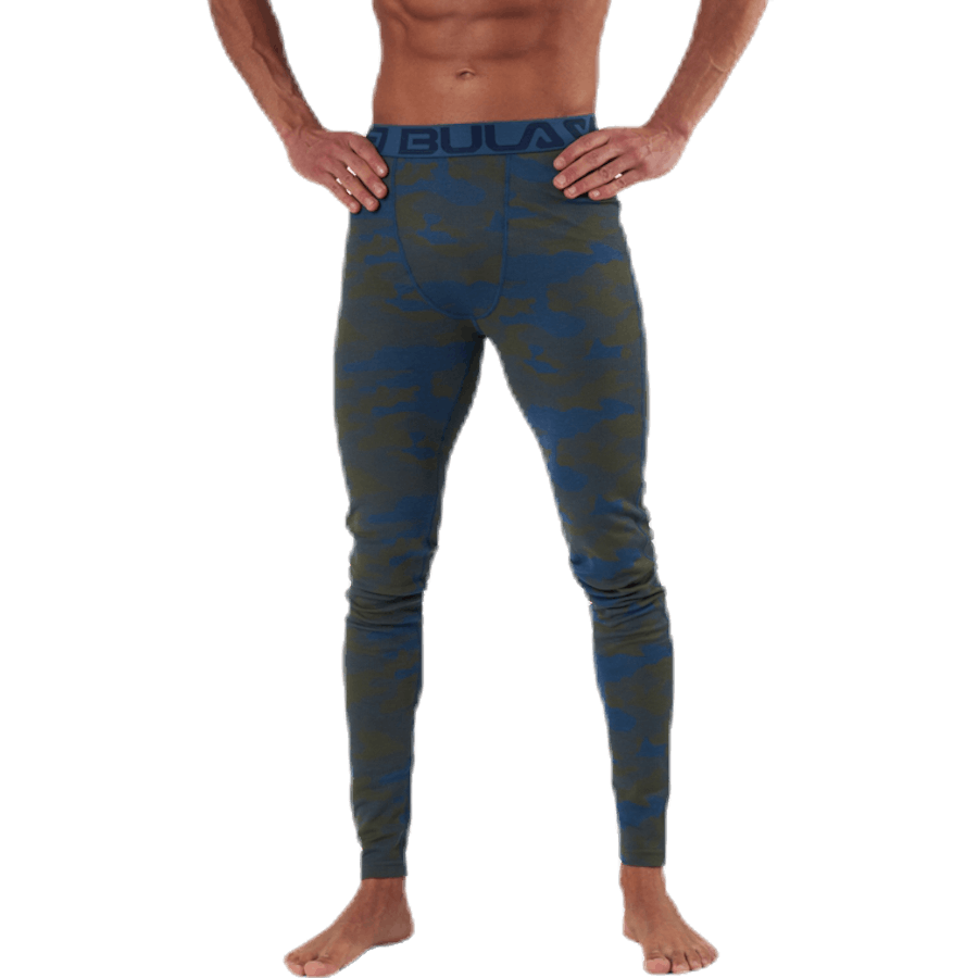 Camo Merinowollhose Blau/Grün