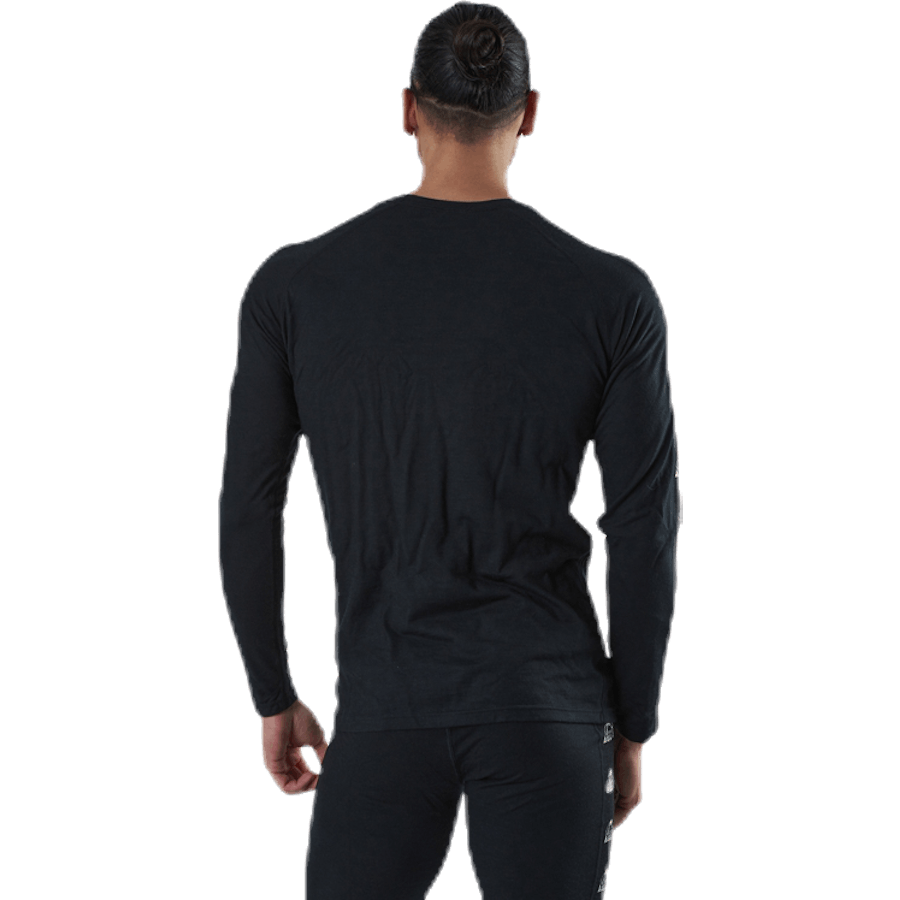 Tape Merino Wool Crew Black