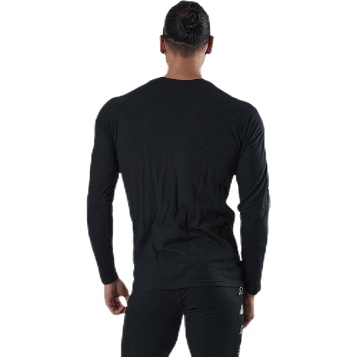 Tape Merino Wool Crew Black
