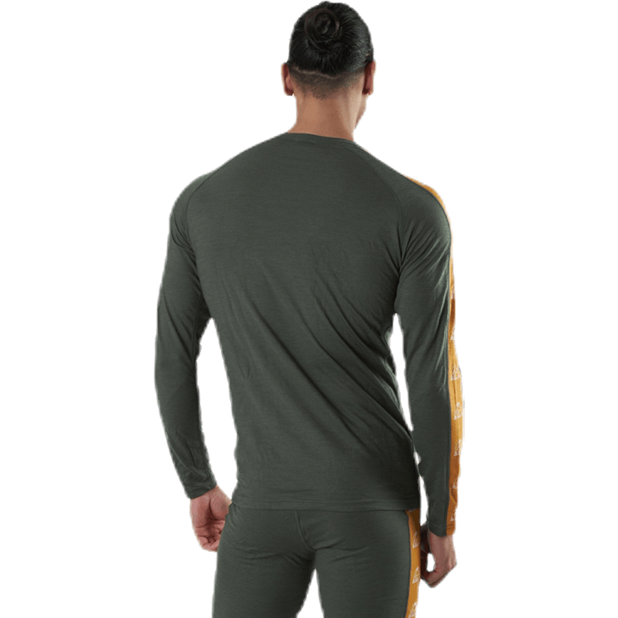 Tape Merino Wool Crew Green
