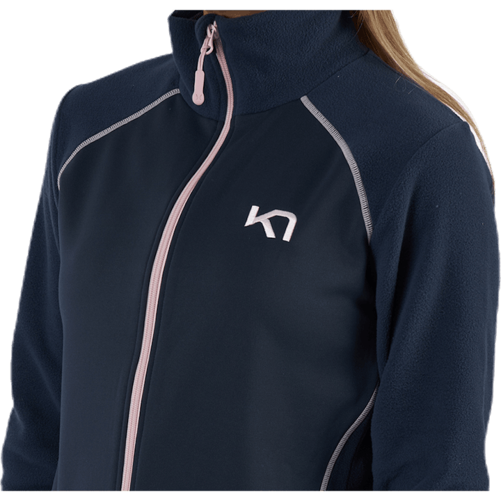 Kari Full Zip Shirt Fleece Blue