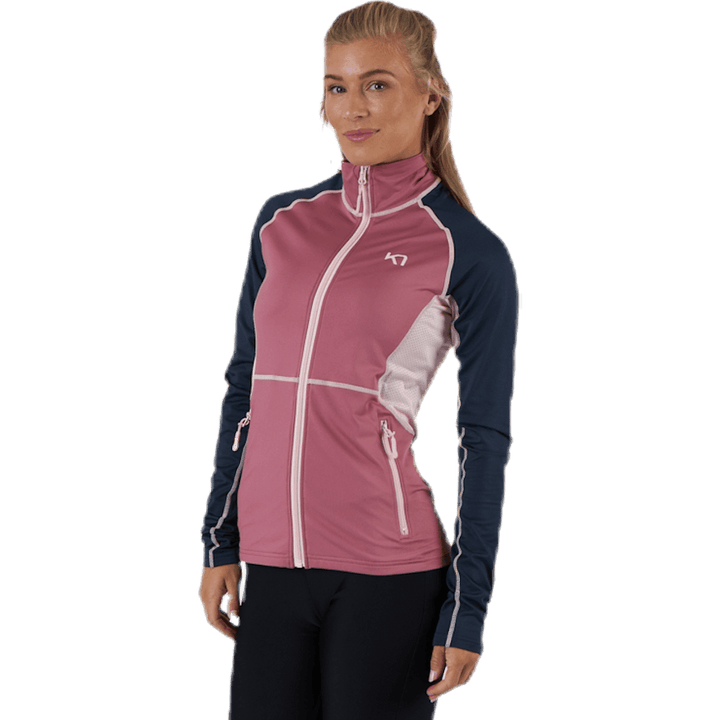 Mia Full Zip Shirt Pink