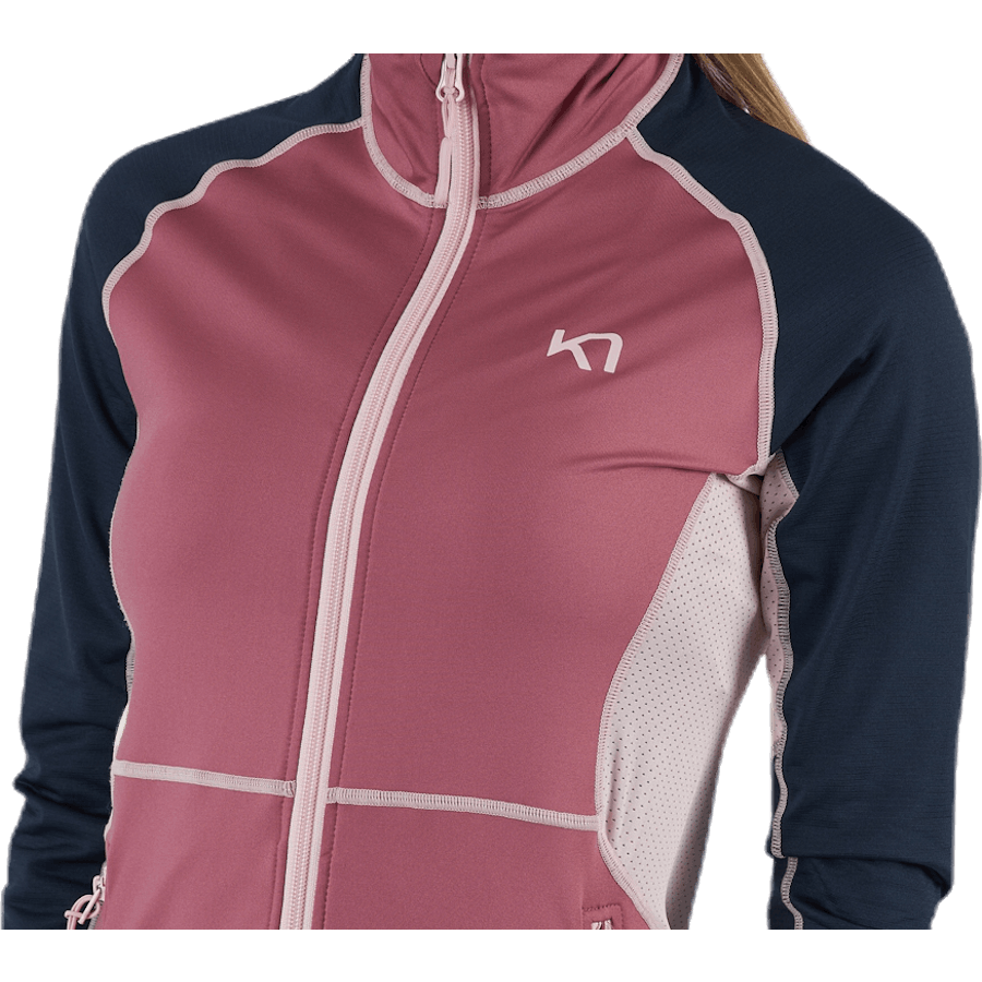Mia Full Zip Shirt Pink