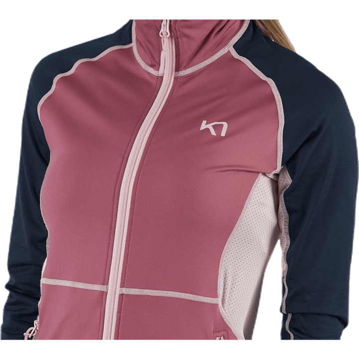 Mia Full Zip Shirt Pink